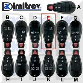 Кутийка ключ Chrysler Dodge Jeep